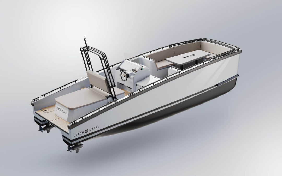DutchCraft prepares to launch its all-electric DC25 catamaran dayboat